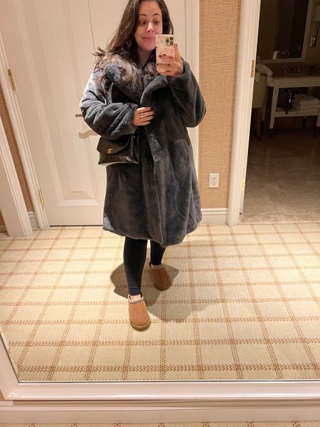 Give me all the fluffy, fur coats for winter. This Aqua coat from Bloomingdales is so comfortable and can be dressy or casual. 

#LTKsalealert #LTKSeasonal #LTKstyletip