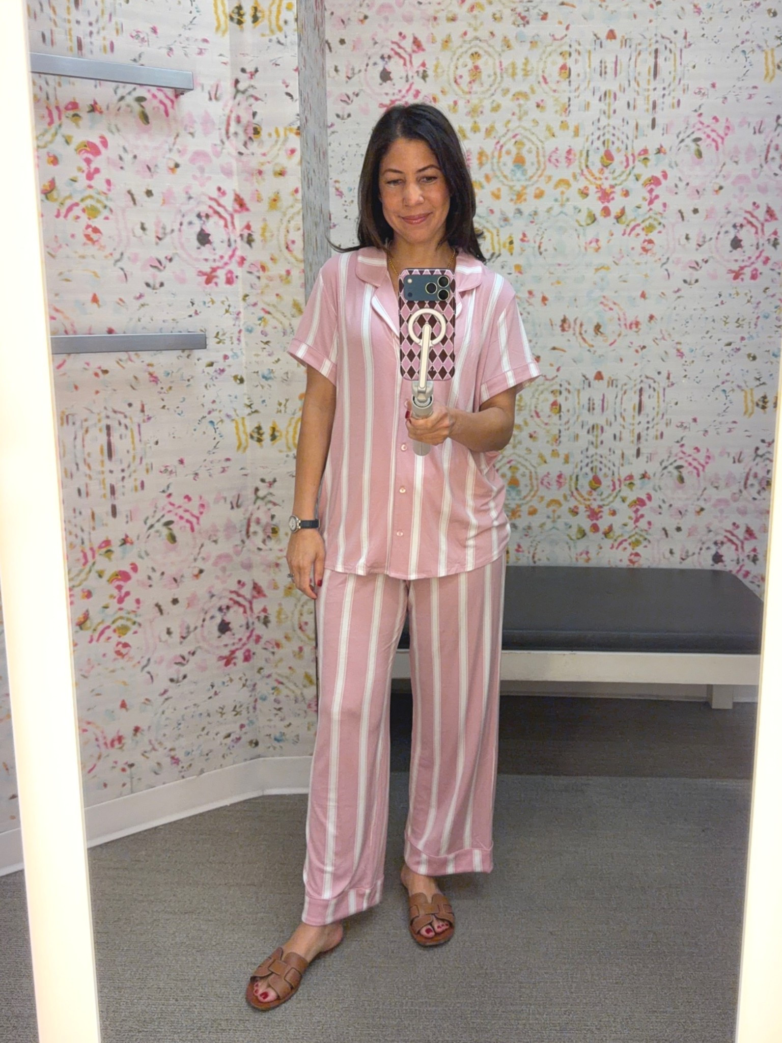 Nordstrom Anniversary Sale Try-On 🌸

Nordstrom's Moonlight pajamas have become favorites for good reason, they're incredibly soft, beautifully made, and wonderfully comfortable. During the Anniversary Sale they're an even better value.

I couldn't resist this sweet pink and ivory stripe. The cropped pants and relaxed silhouette make them perfect for cozy evenings and leisurely mornings.

Quality sleepwear is something you'll appreciate every single day.

✨ Follow for more Nordstrom Anniversary Sale discoveries and classic wardrobe inspiration.

#Nordstrom # #NordstromAnniversarySale #LTKFinds

#LTKdayinmylife #LTKootd #LTKSaleAlert