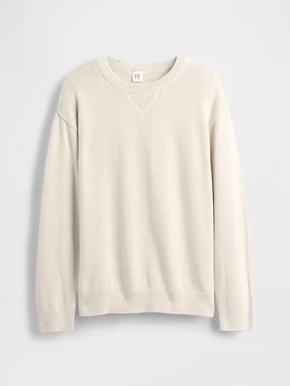 Kids Relaxed Crewneck Sweater | Gap (US)