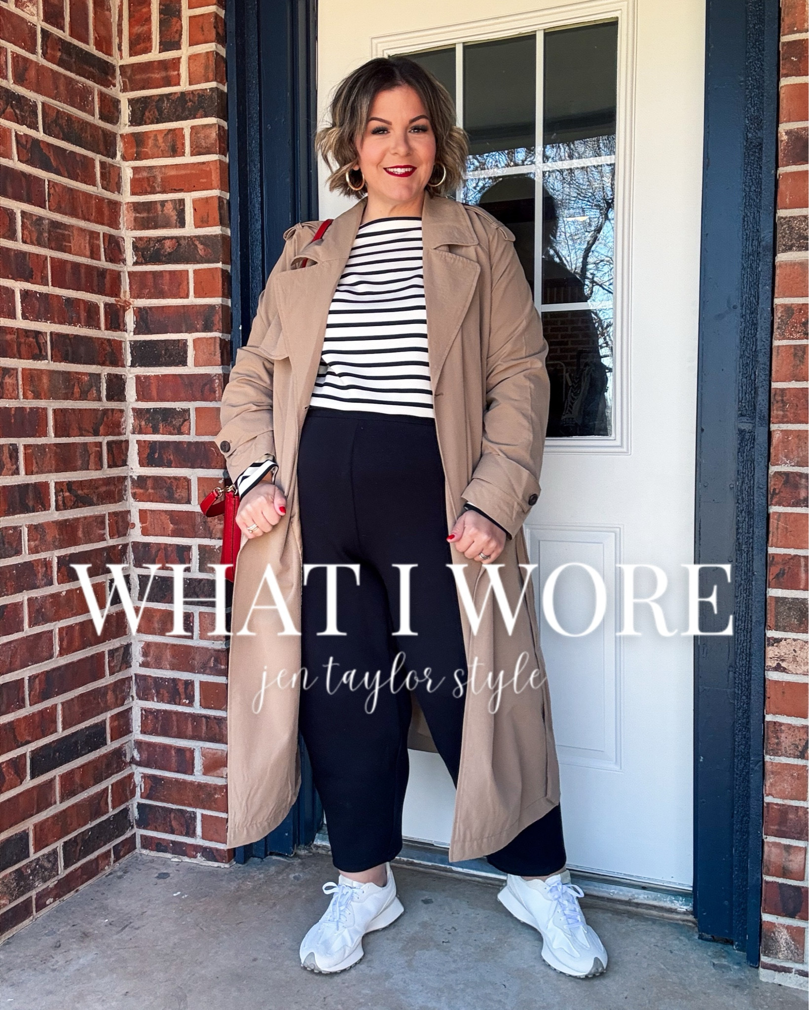 This Spanx AirEssentials striped boatneck top is on major sale and so versatile to dress up or down! I’m wearing the XL. Linked similar pants and trench coats, and my exact Coach bucket bag. This is such an easy casual outfit that is plus size friendly and could also be dressed up as a workwear look! 

#LTKOver40 #LTKSaleAlert #LTKPlusSize