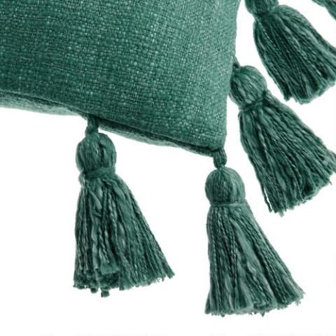 Four Sided Tassel Throw Pillow | World Market