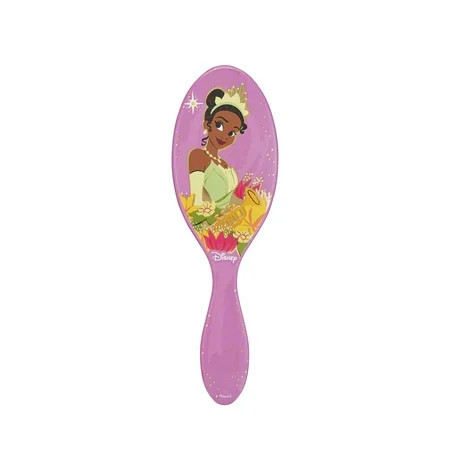 Wet Brush Original Detangler Hair Brush, For Wet or Dry Hair, Disney Collection, Princess Tiana, Pink | Walmart (US)