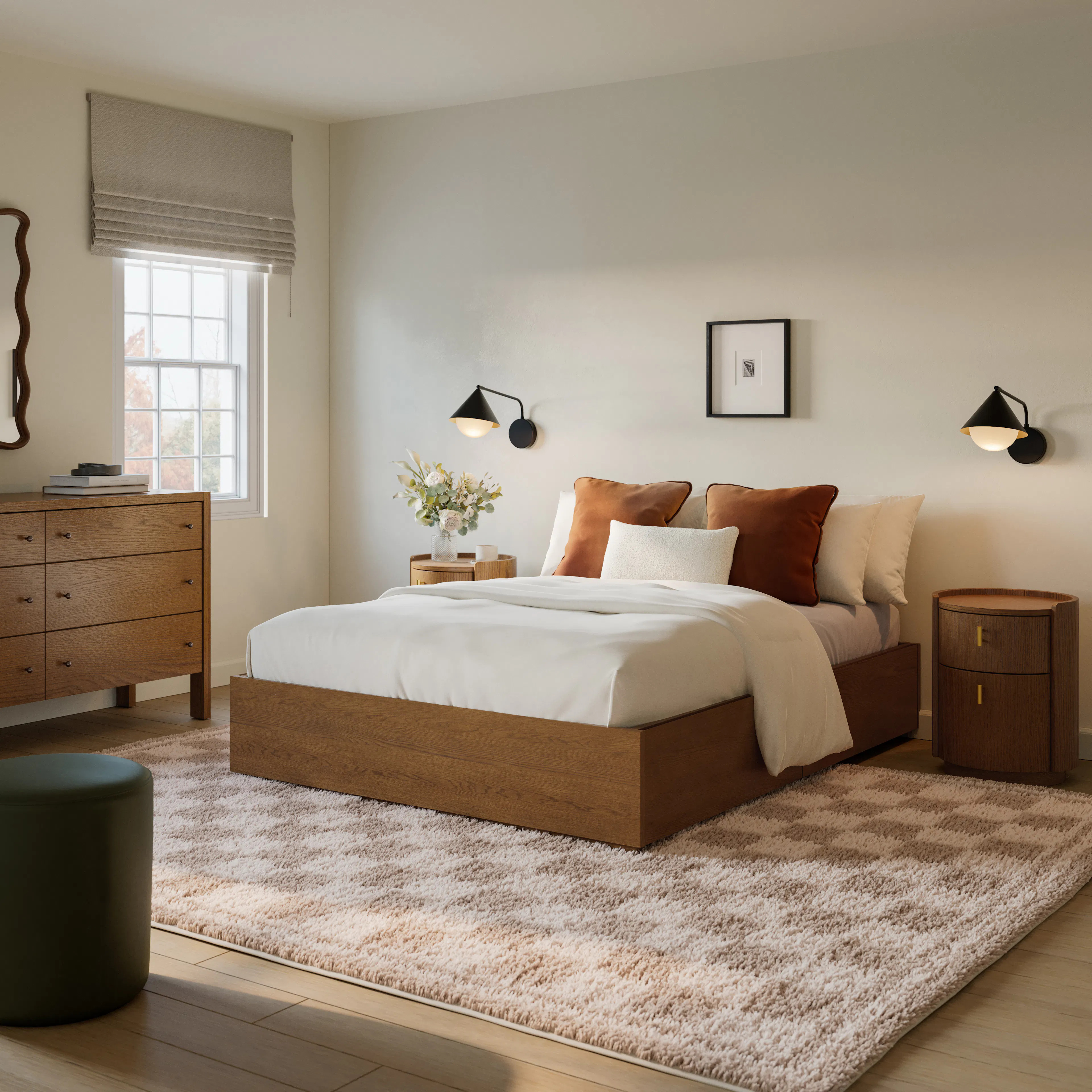 Leif Full Platform Storage Bed - Smoked Oak | Article