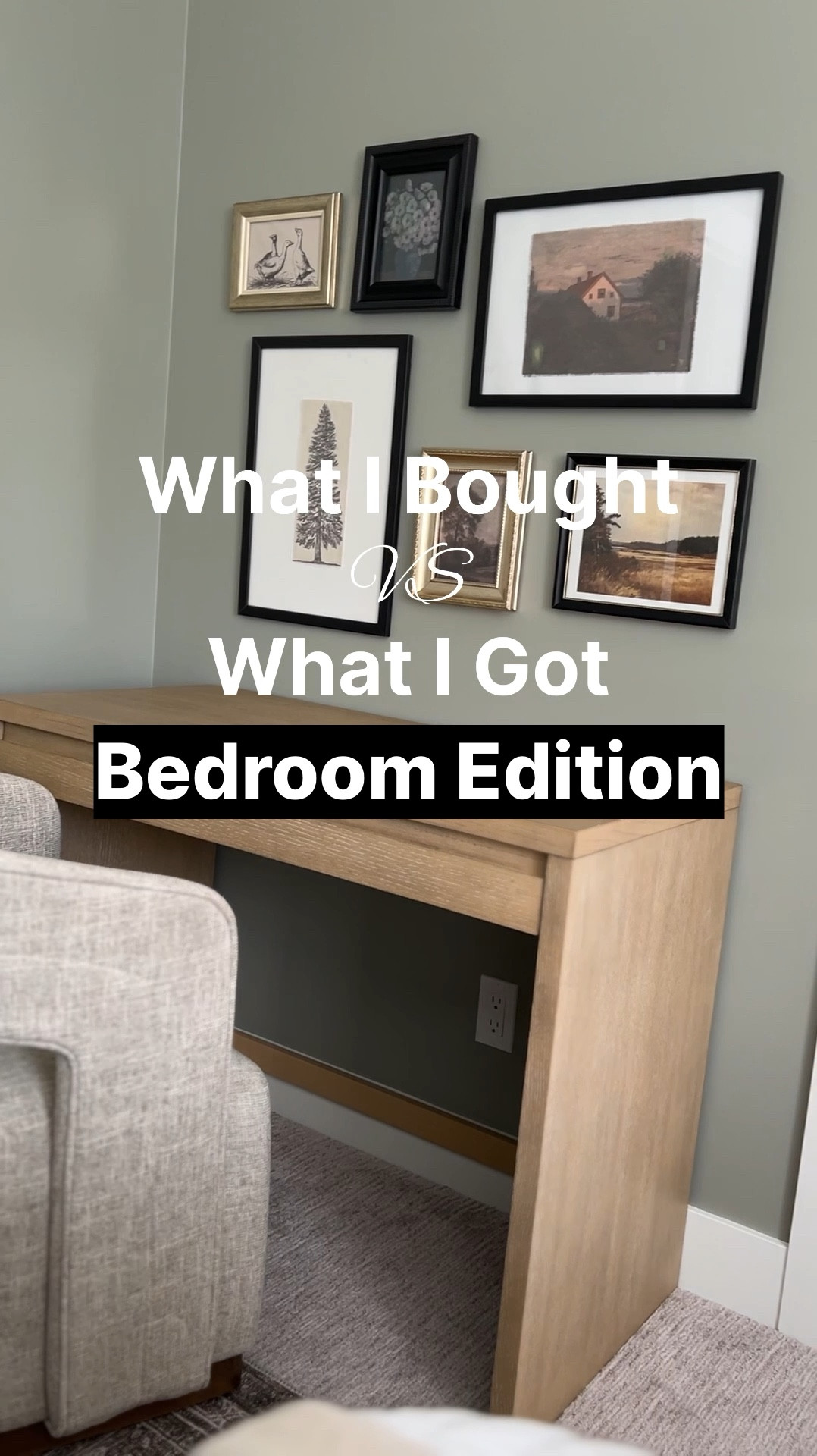 What I got vs. what I bought: bedroom edition 

#LTKVideo #LTKHome #LTKHoliday