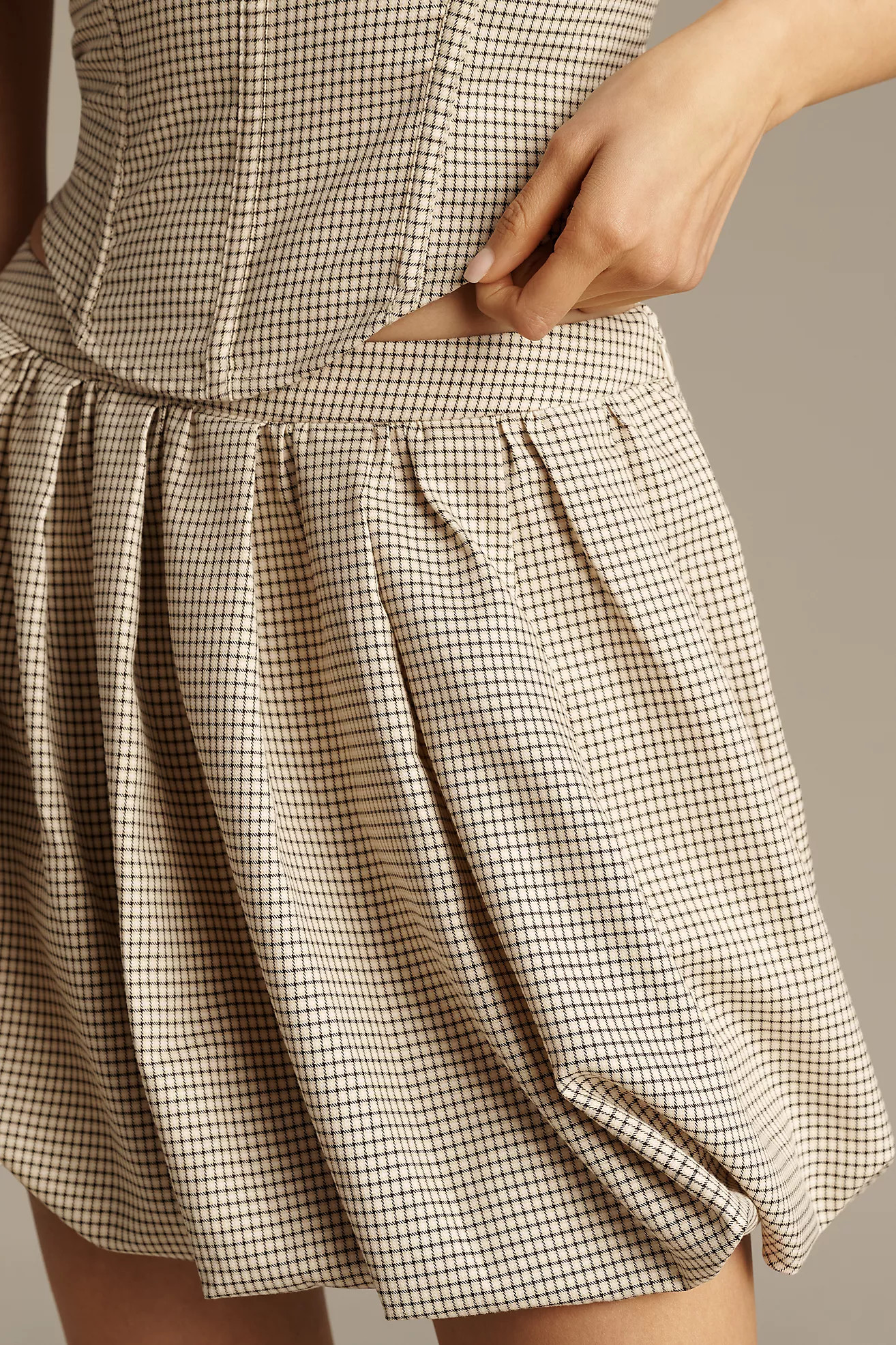 ASTR The Label Libby Bubble-Hem Mini Skirt | Anthropologie (US)