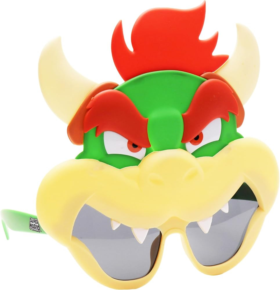 Sun-Staches Super Mario Sunglasses, Nintendo Costume Accessory | Amazon (US)