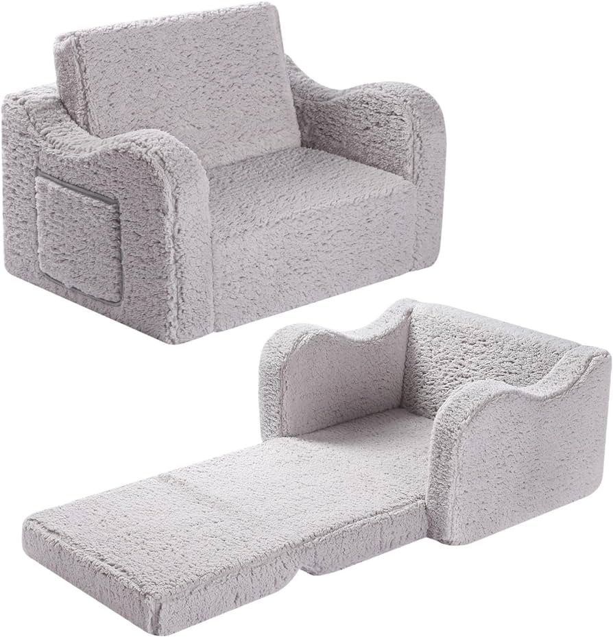 MOMCAYWEX Kids Chair fold out Convertible Sofa | Amazon (US)