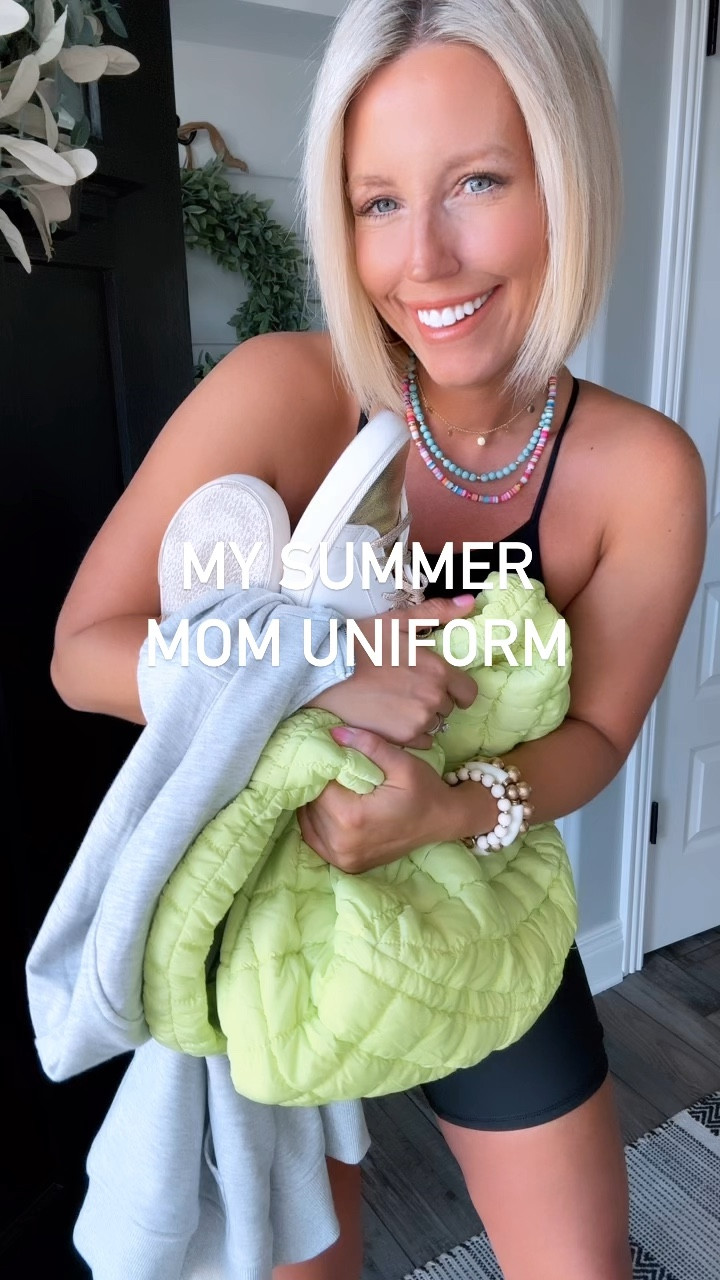 My mom uniform!!!! I’m a grey hoodie addict so when I saw this short sleeved version I had to have it!!!!
⬇️⬇️⬇️
Hoodie and shorts sized up to medium
Tank small
Shoes TTS

#LTKFindsUnder50 #LTKStyleTip #LTKOver40