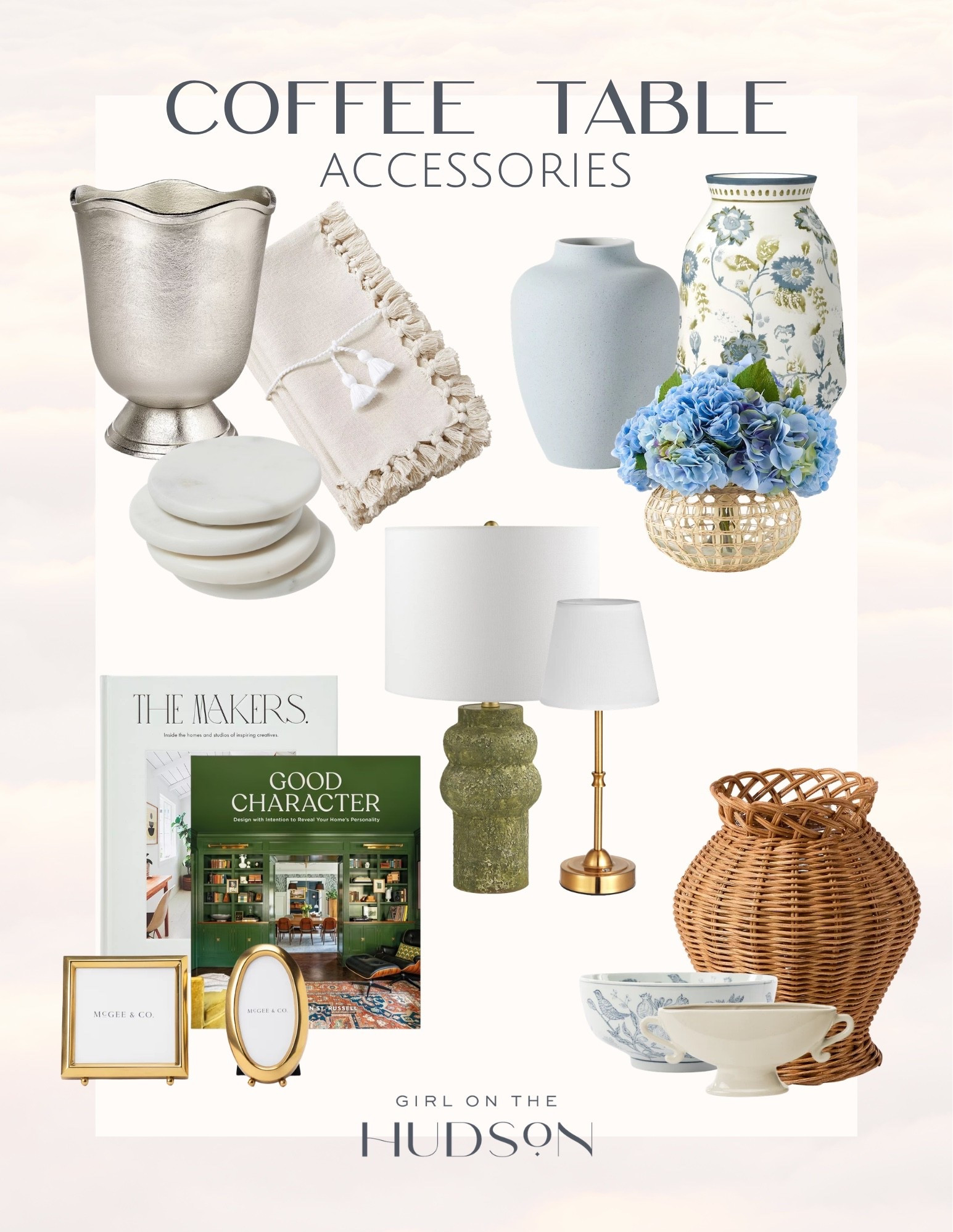 The little details that make a coffee table feel layered, elevated, and collected. I always gravitate toward a mix of decorative books, woven textures, soft lighting, florals, and timeless accessories that make a space feel cozy while still looking polished. Sharing all of the coffee table decor finds and home styling pieces I’m loving right now.

coffee table decor, coffee table styling, home decor accessories, decorative books, woven decor, luxury home inspiration, neutral home decor, designer inspired interiors, living room accessories, modern traditional decor, cozy home styling, table lamp decor, decorative vases, interior styling ideas, Girl On The Hudson

#LTKHome #LTKSeasonal