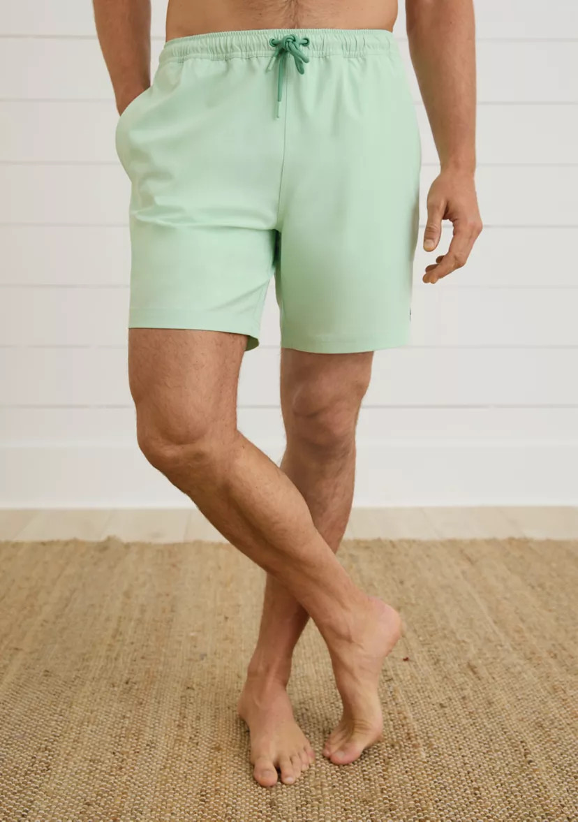 Sewing Down South x Crown & Ivy™ Jerry 7" Swim Trunks | Belk