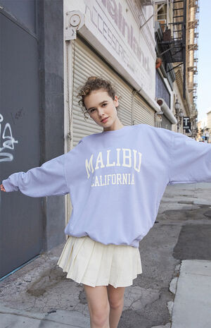 John Galt Malibu California Crew Neck Sweatshirt | PacSun