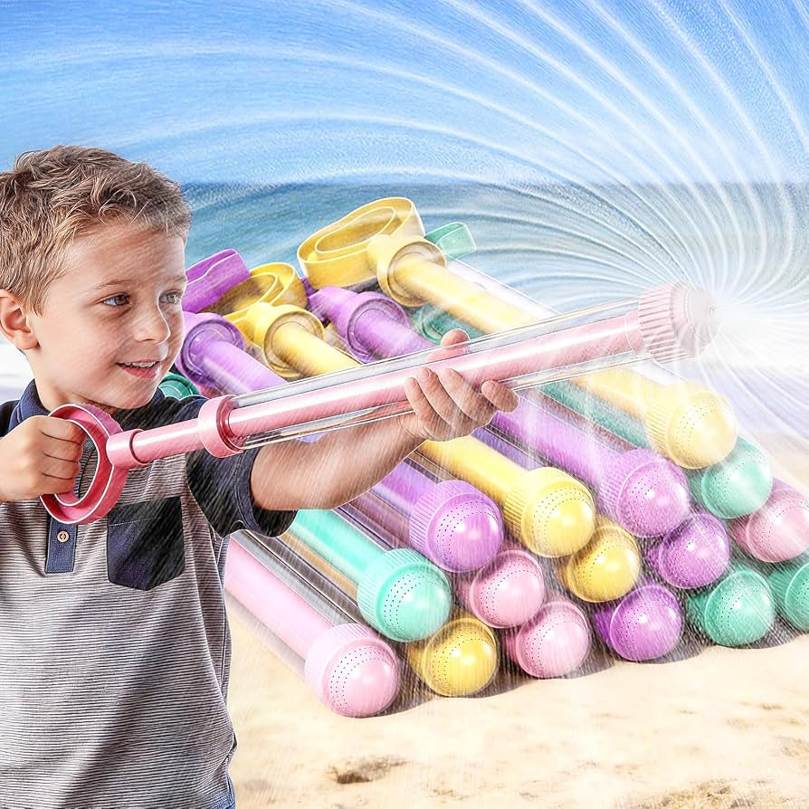 BLmukce Water Gun Fireworks, 16 Pack Bulk Squirt Water Blaster Guns for Kids Adults, Firework Spr... | Amazon (CA)