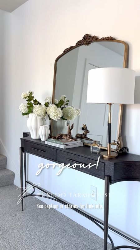 How gorgeous is the Ella Rustic Console Table from #kathykuohome! I love the lines, the dark brown color and the long, narrow body. The drawers are great for tucking items away.

#LTKhome #LTKstyletip #LTKVideo