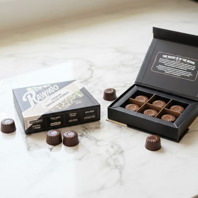 Rawmio 70% Dark Chocolate Bonbons, 6 Bonbons | Target