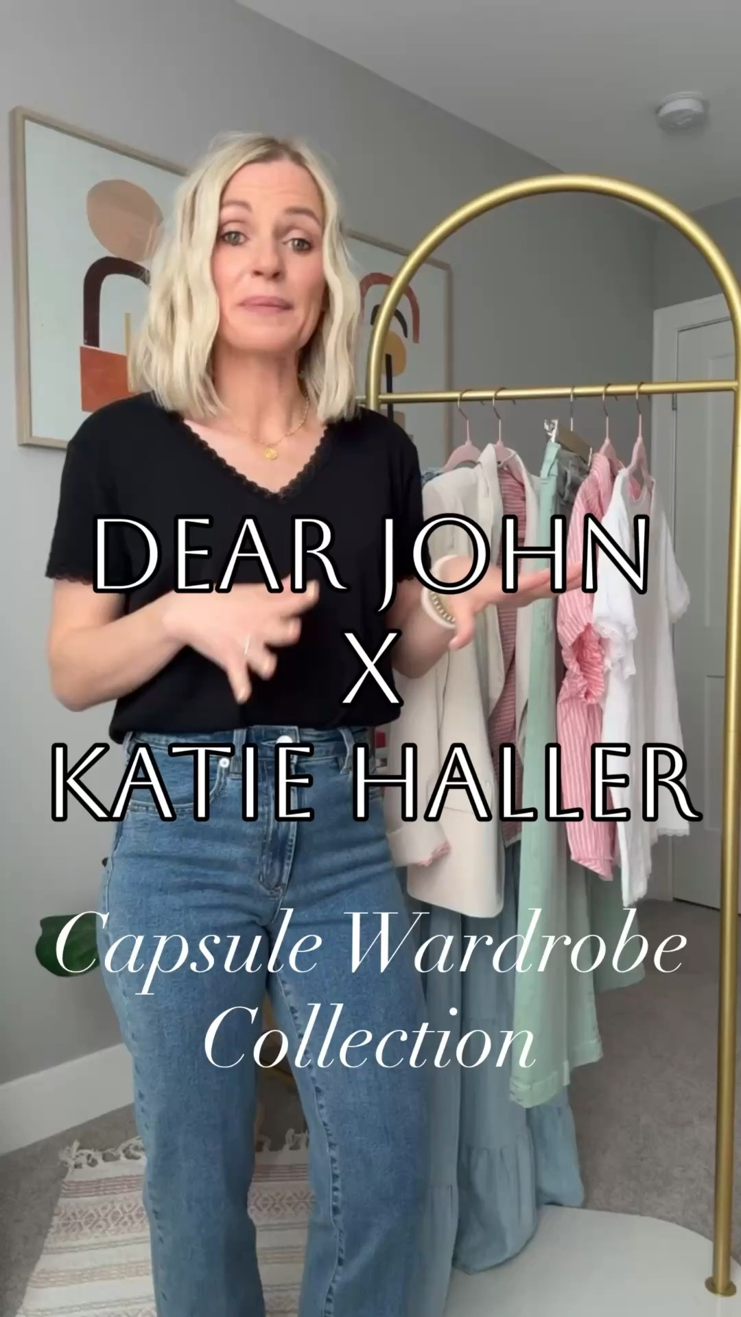 DEAR JOHN x KATIE HALLER is live and ready to shop! ✨
Let me introduce you to the girls… 💕

Sunny — an elevated basic top with the sweetest lace trim. It comes in both black and white for extra versatility.

Bella — a feminine pink and white striped button-down that’s equal parts classic and fresh.

True — a cropped straight-leg jean in a timeless medium wash. Easy to dress up or down—this will be your go-to pair.

Faith — a pop-of-color pant in the perfect shade of green. So comfortable and such a fun statement piece!

Honor — a classic blazer that instantly elevates any outfit. The striped lining adds that extra-special touch.

Grace — a beautiful chambray dress made from TENCEL™—incredibly soft and perfect for any occasion. 👗

You can shop the full collection at dearjohndenim.com ✨
Use code JDXKATIE20 for 20% off your purchase!

#LTKOver40 #LTKMothersDay #LTKPetite