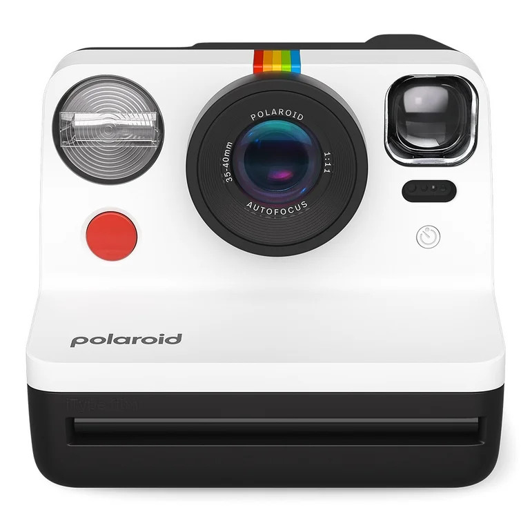 Polaroid Now Generation 2 i-Type Instant Camera with Autofocus 2-Lens System (White & Black) | Walmart (US)