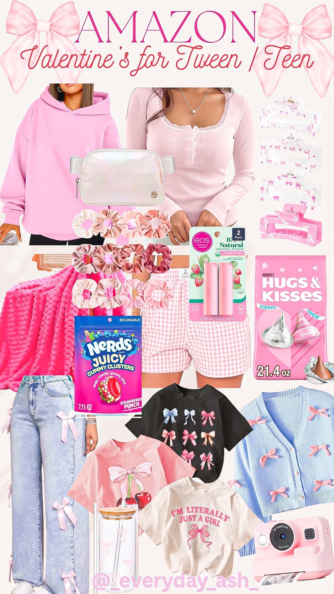 Valentines for tween / teen 💕♥️

Pink fashion, Amazon fashion, pink sweaters, pink shirt, pink gifts, Amazon gifts, gifts for her, valentines gifts, candy, bow shirts, bow jeans, bow sweater, teen gifts 

#LTKValentine #LTKBeauty