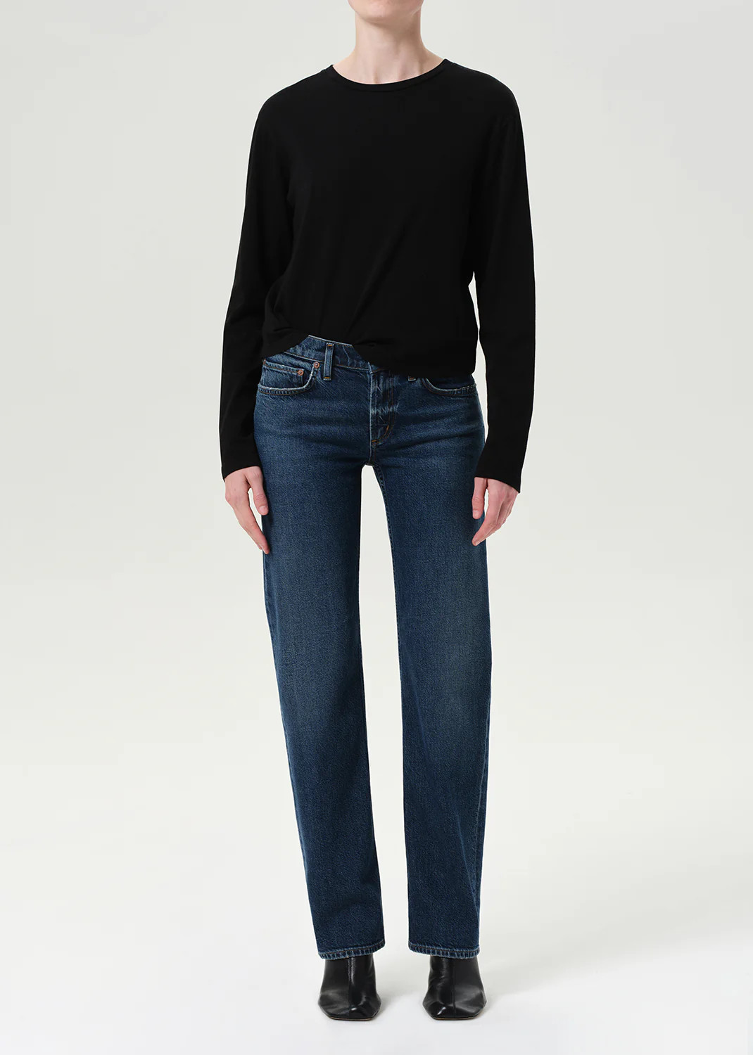 Low Rise Slim 29" (Comfort Stretch) in Slick | AGOLDE