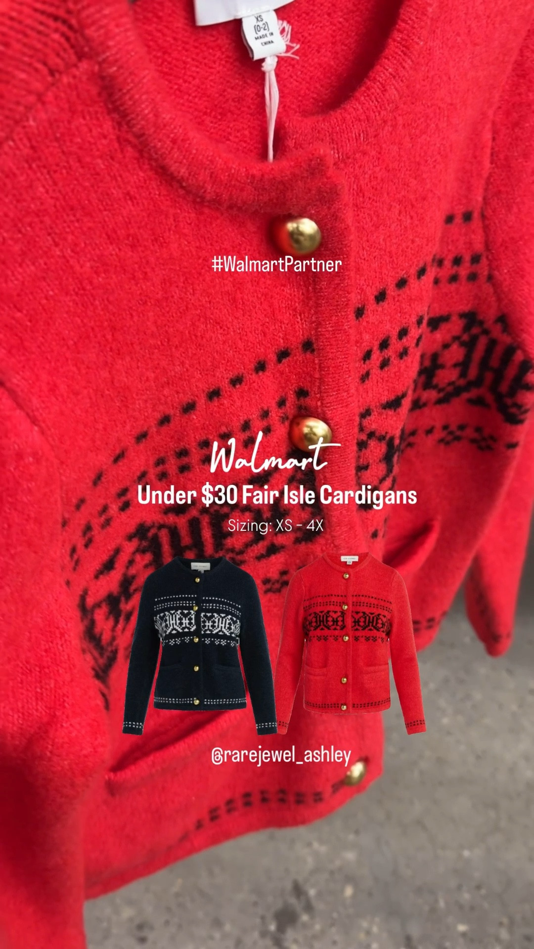 Luxe fair isles cardigans under $30. ❤️💙
#WalmartPartner @walmart

Hashtags:
#cardigans #fairisles #fallstyle #styleinspo #outfitinspiration #falloutfit #styleinspo #ootd #lotd #holidaystyle #sweaters #sweaterweather #winterstyle #walmartfinds #giftsforher #giftingideas #giftidea #familyphotos #trending

#LTKSeasonal #LTKHoliday #LTKFindsUnder50