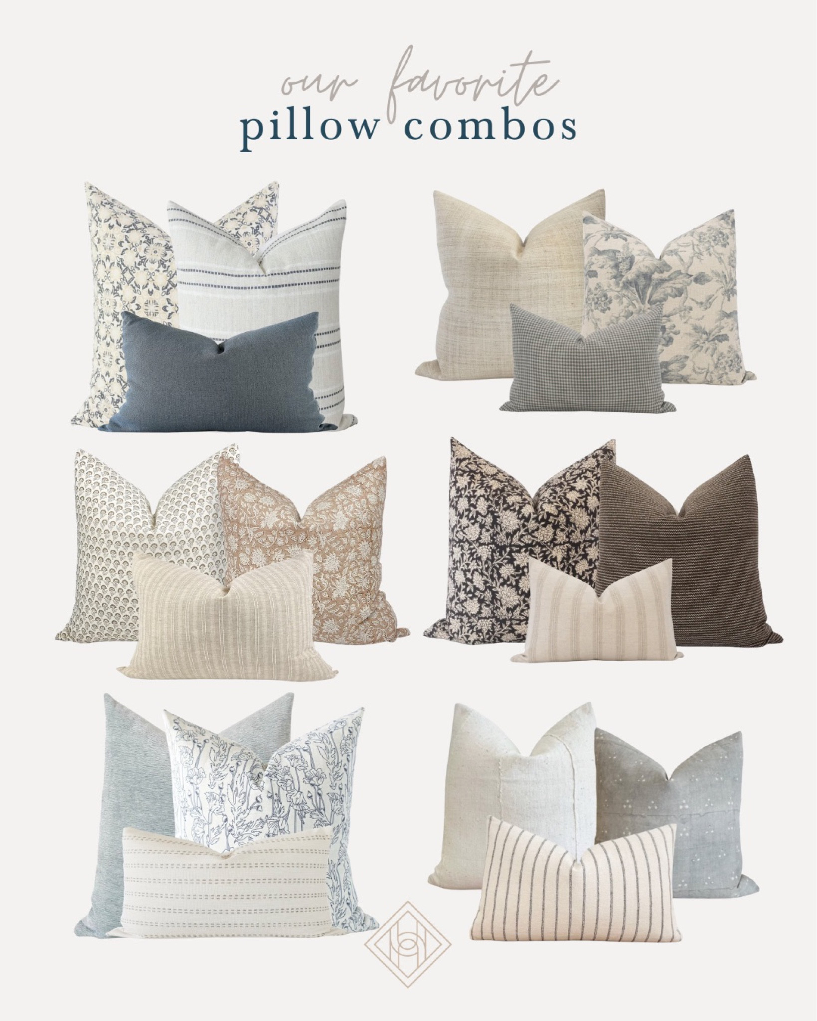 Favorite throw pillow combos I’ve been loving! 

#LTKFind #LTKhome #LTKunder100