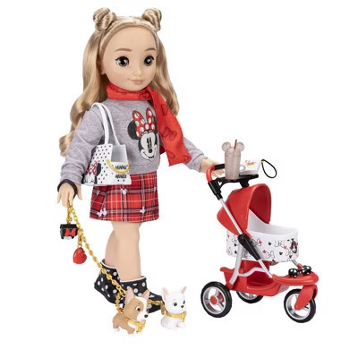 Disney ILY 4ever 18" Doll Inspired by Minnie + Doggie Stroller | Target