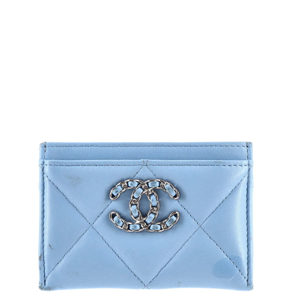 19 Card Holder Quilted Leather | Rebag