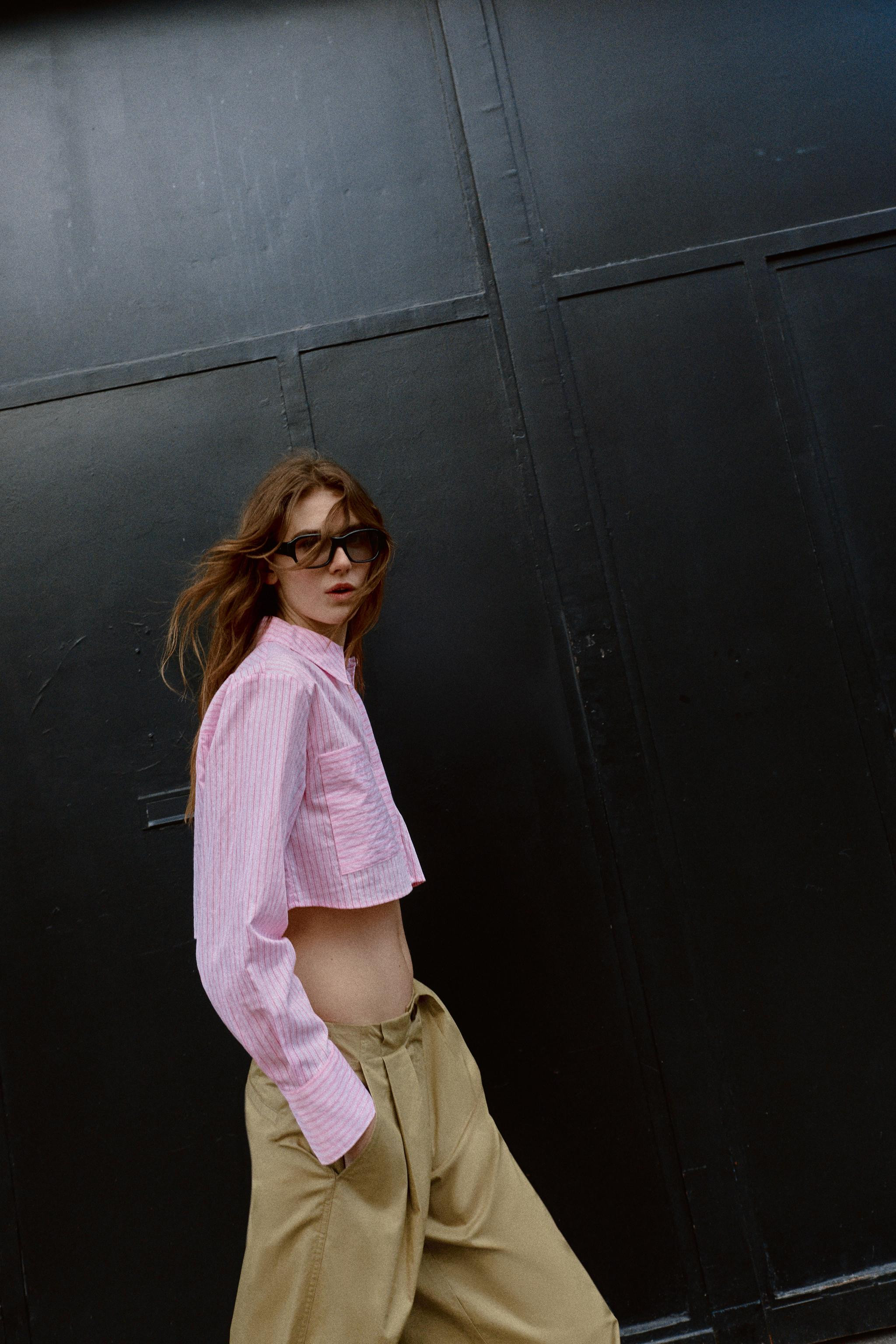 SHORT STRIPED SHIRT | Zara UK