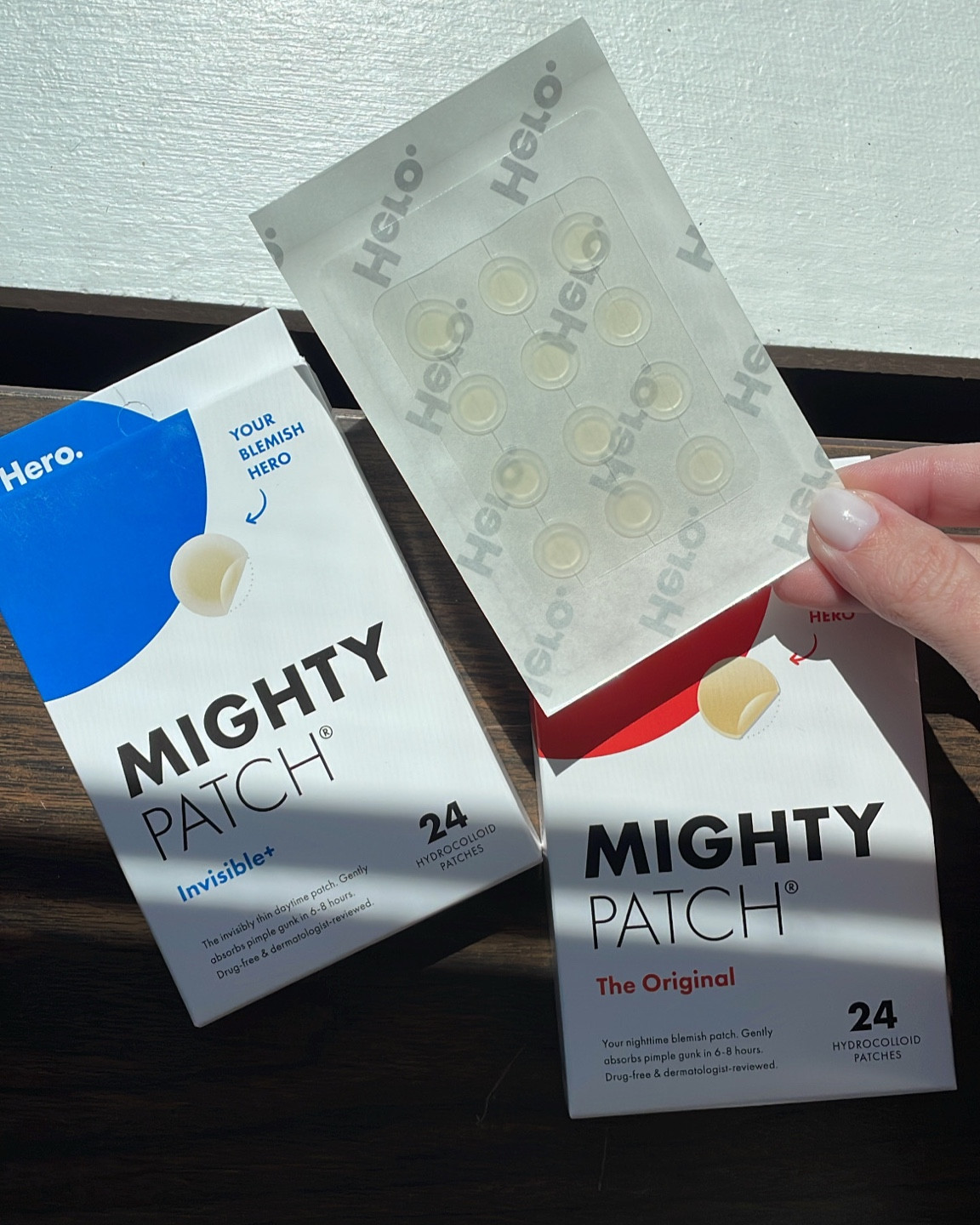 These are the easiest little patches to throw on when you get a breakout - not to mention the invisible version is LITERALLY invisible on the skin. @target @herocosmetics #ad #target #targetpartner #mightypatch #heropartner #targetfinds