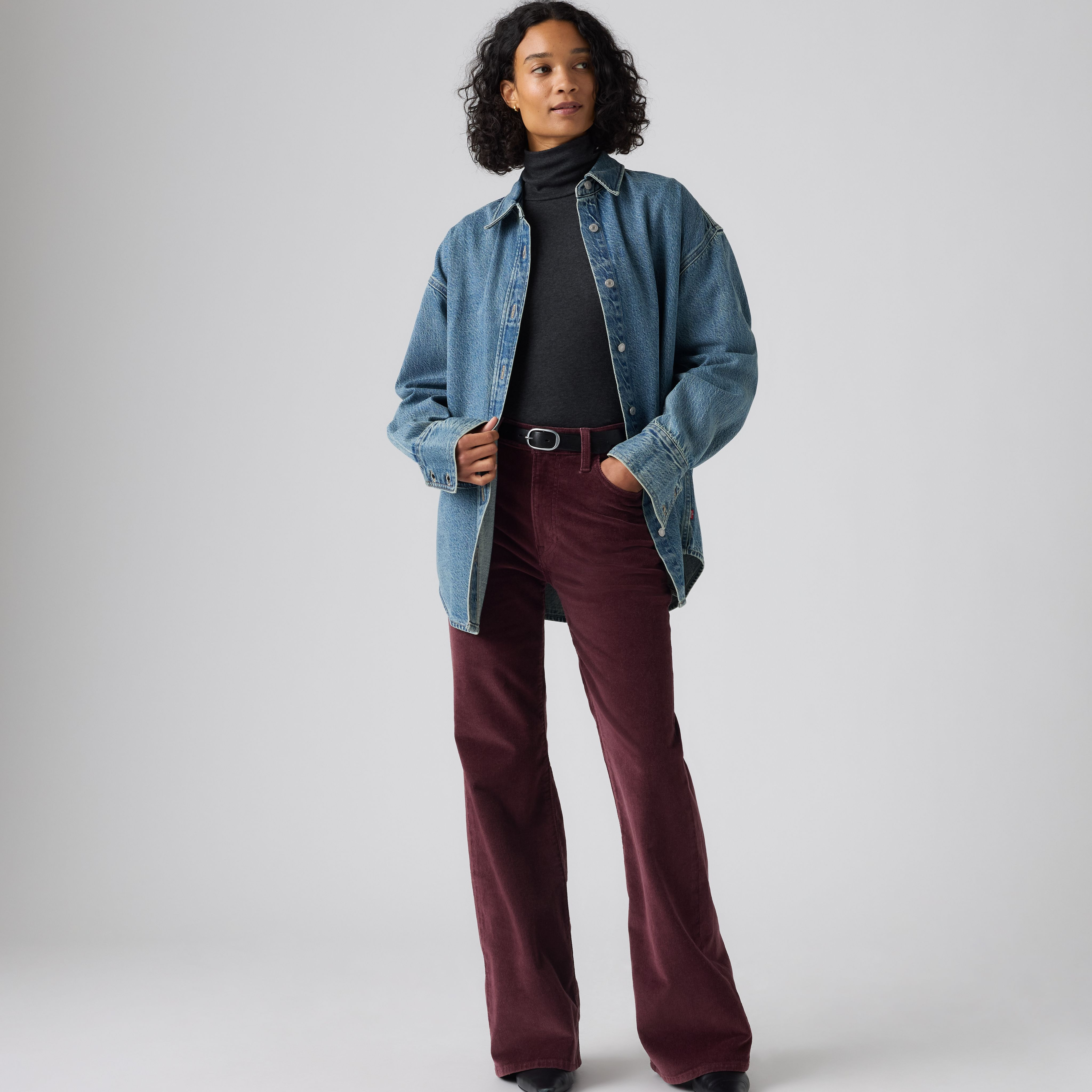 Ribcage Flare Corduroy Women's Jeans | Levi's US