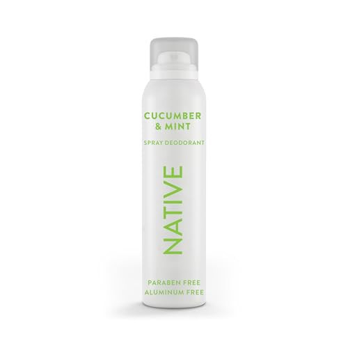 Native Deodorant & Body Spray Contains Naturally Derived Ingredients | Deodorant for Women and Men, All Day Odor Protection, Aluminum and Hydrocarbon Propellant Free | Cucumber & Mint | Amazon (US)