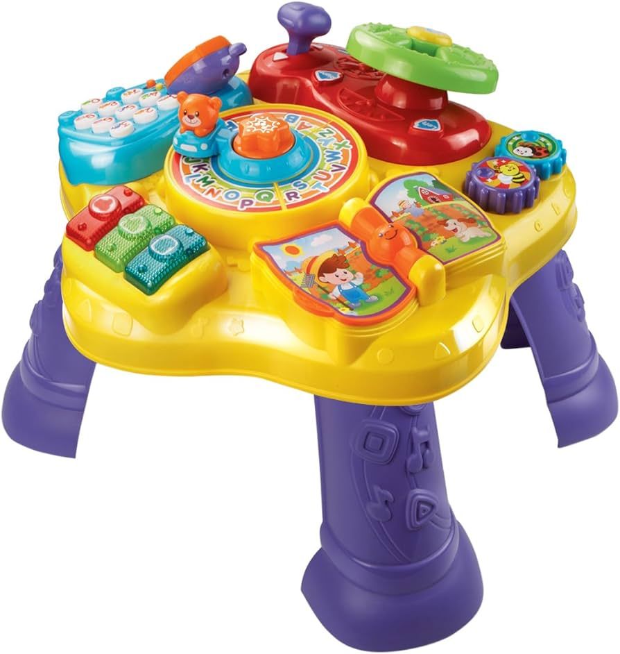 VTech Magic Star Learning Table (Frustration Free Packaging), Yellow | Amazon (US)