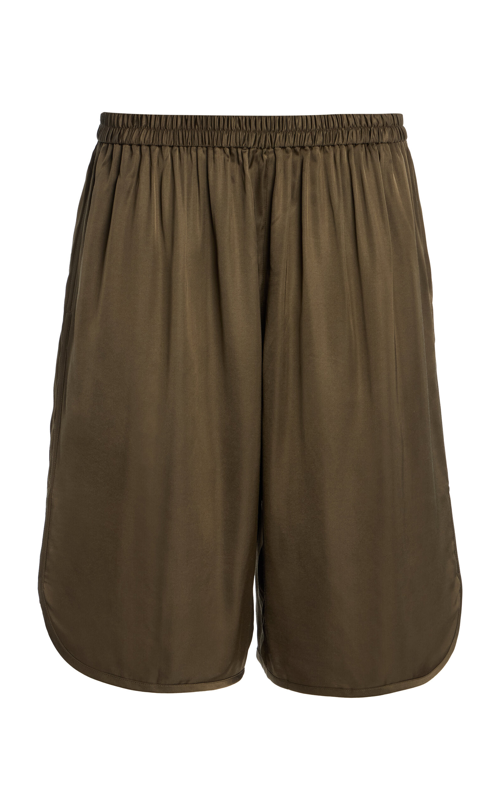 The Frankie Shop Nelis Satin Bermuda Shorts - Moda Operandi | Moda Operandi (Global)