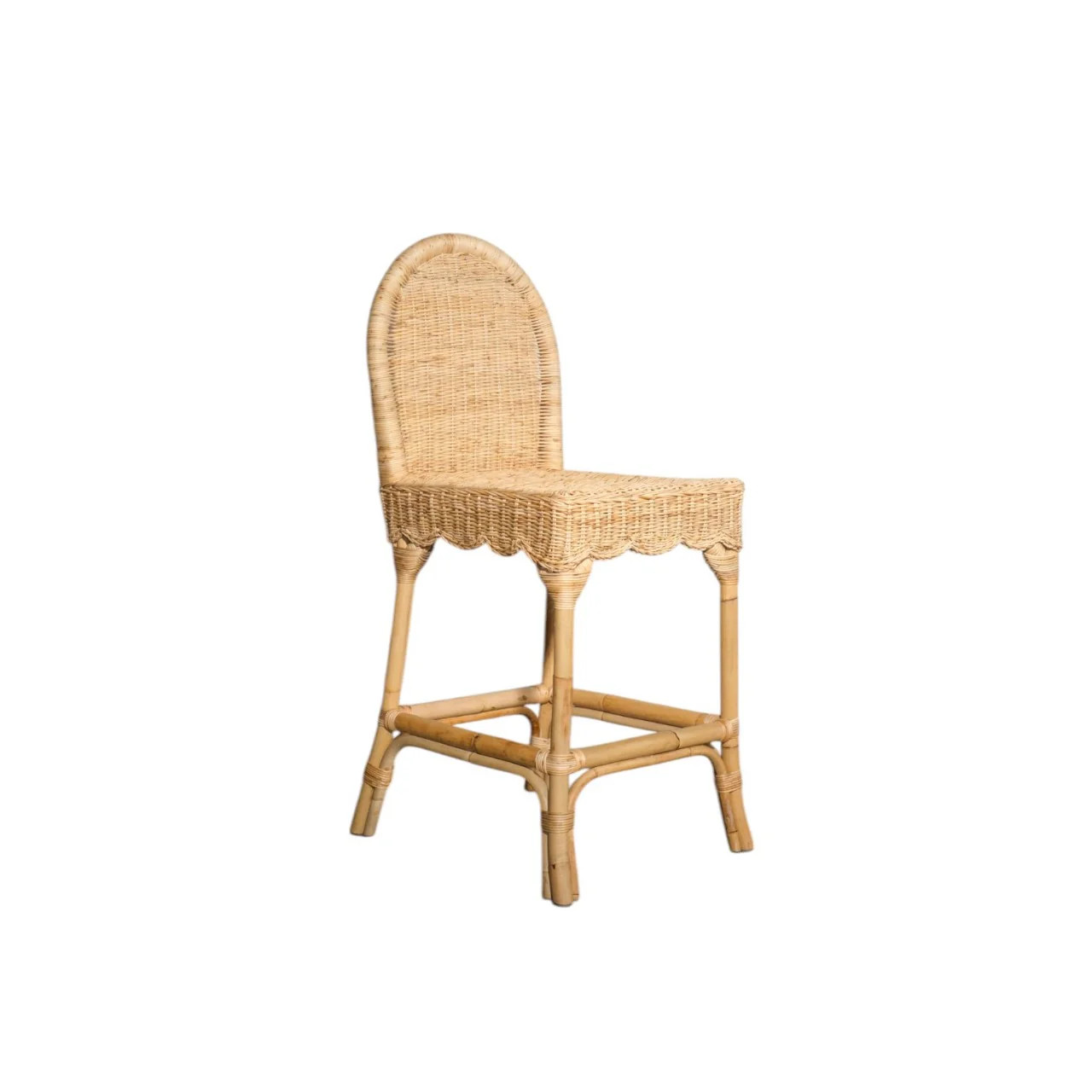 Dunlin Scalloped Counter Height Bar Stool - Pre-Sale | Auden & Avery
