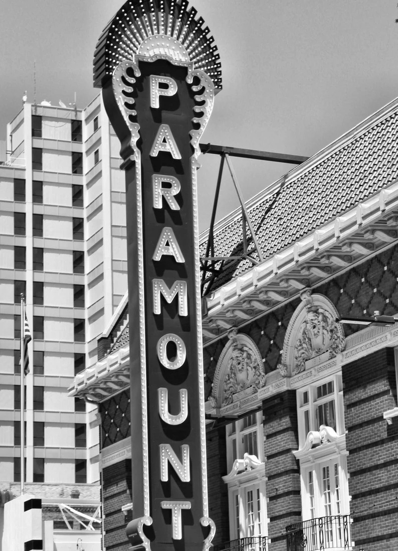 Austin Texas Photography, Paramount Theater Wall Art, Texas Wall Art, Texas Décor, Austin Wall A... | Etsy (US)