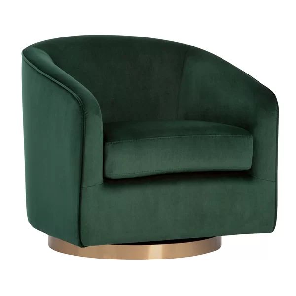 Knox Upholstered Swivel Armchair | Wayfair North America