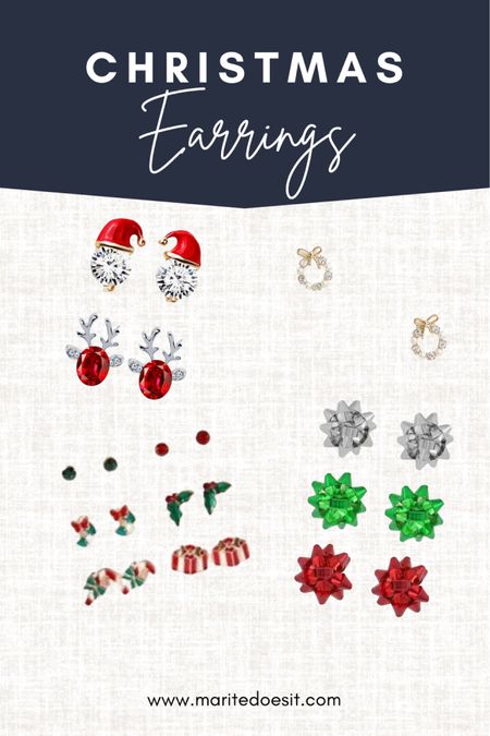 Cute Christmas earrings. Isn’t this a cute accessory for a holiday party outfit? 

#LTKparties #LTKHoliday #LTKSeasonal