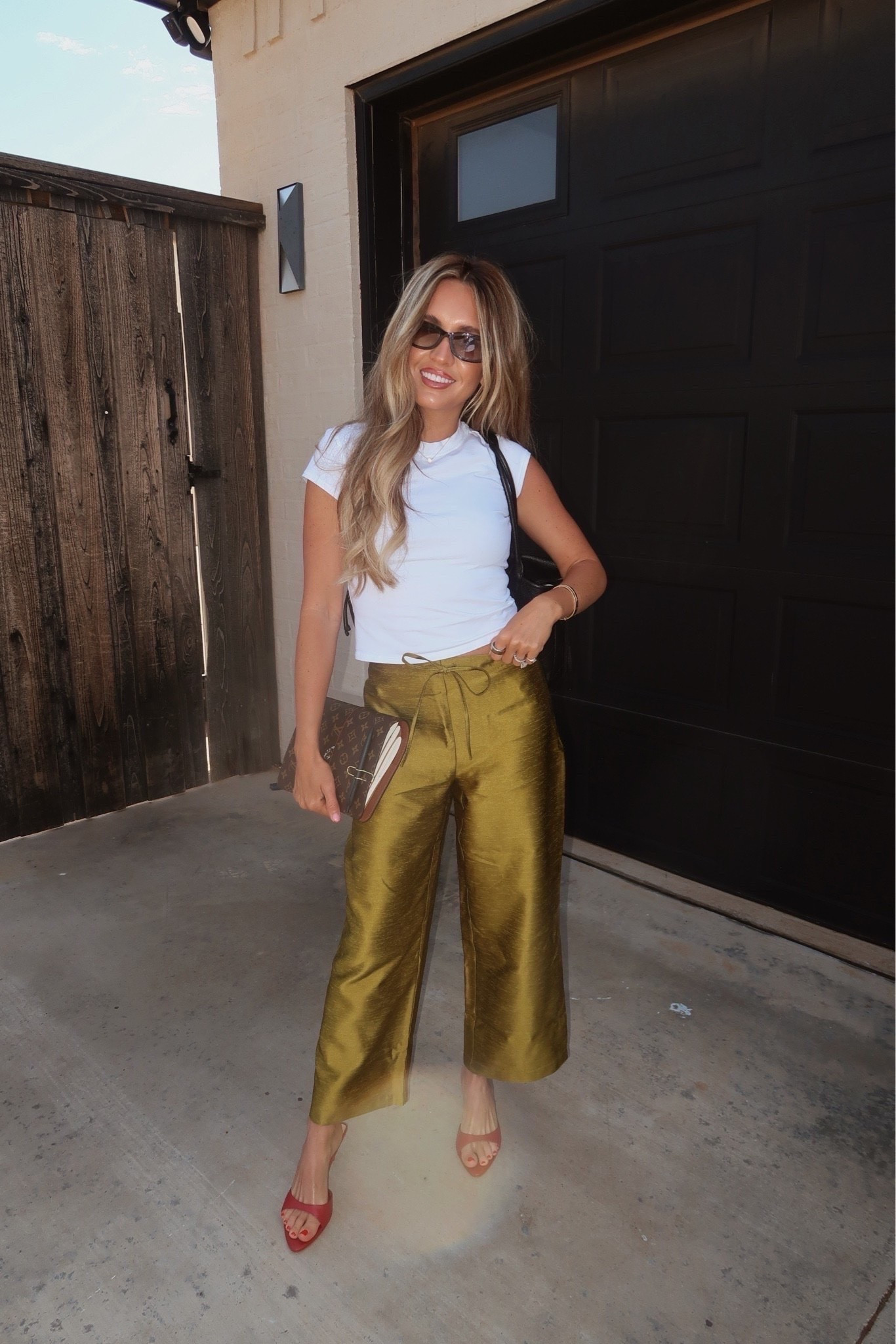What I wore to church today - xs top and xs pants @Reformation @lululemon

#LTKootd #LTKSeasonal