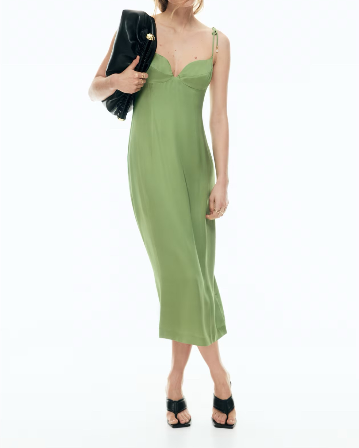 Green midi dress
Spring wedding guest dress 

#LTKSeasonal