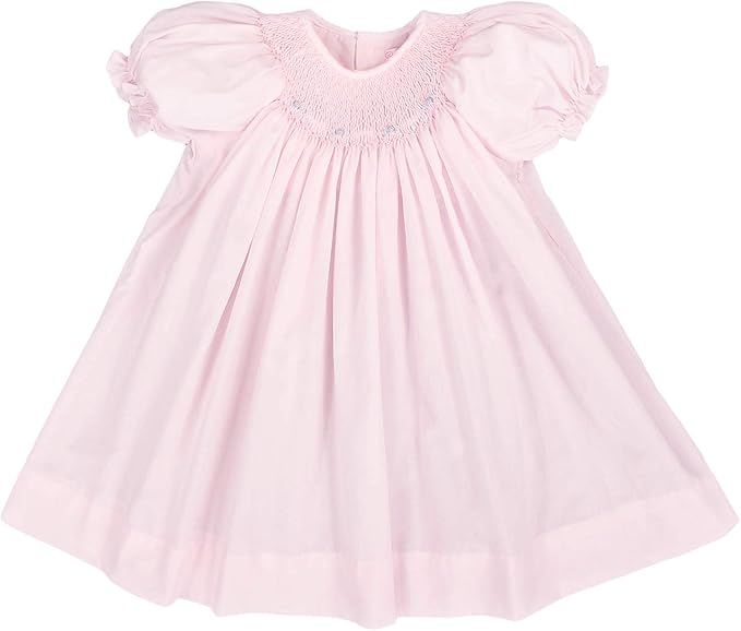 Petit Ami Baby Girls' Bishop Smocked Daydress | Amazon (US)