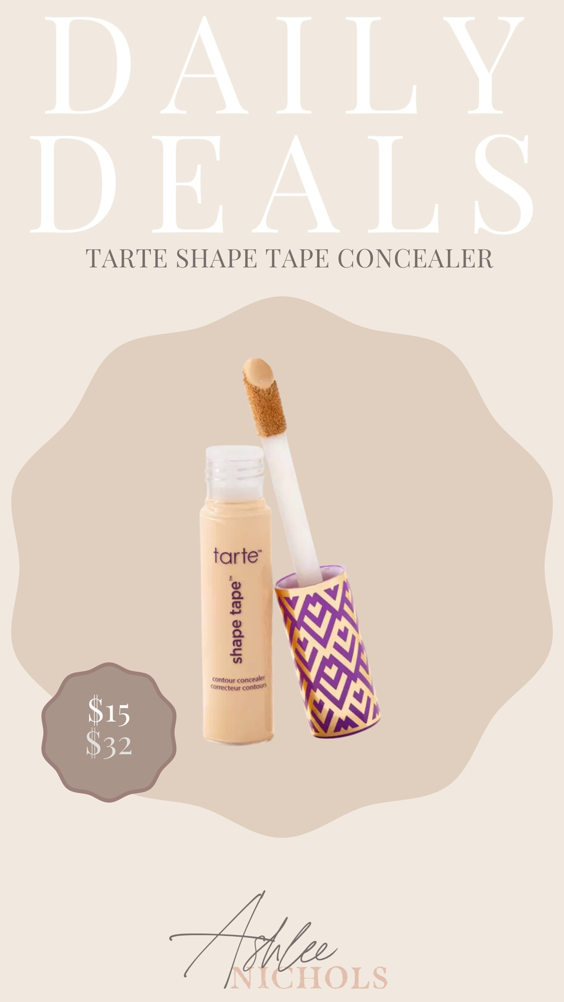 Daily deals! The Tarte shape tape concealer is on sale now for $15!

Tarte, Tarte shape tape, Tarte sale, Tarte concealer on sale, Tarte beauty, beauty on sale, makeup finds

#LTKsalealert #LTKbeauty #LTKSeasonal