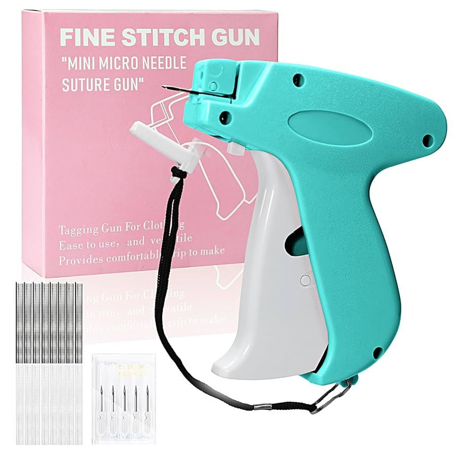Stitch Gun for Clothes， Handheld Stitch Gun Quick Clothing Fixer，Sewing Kit Includes 1,000 Bl... | Amazon (US)