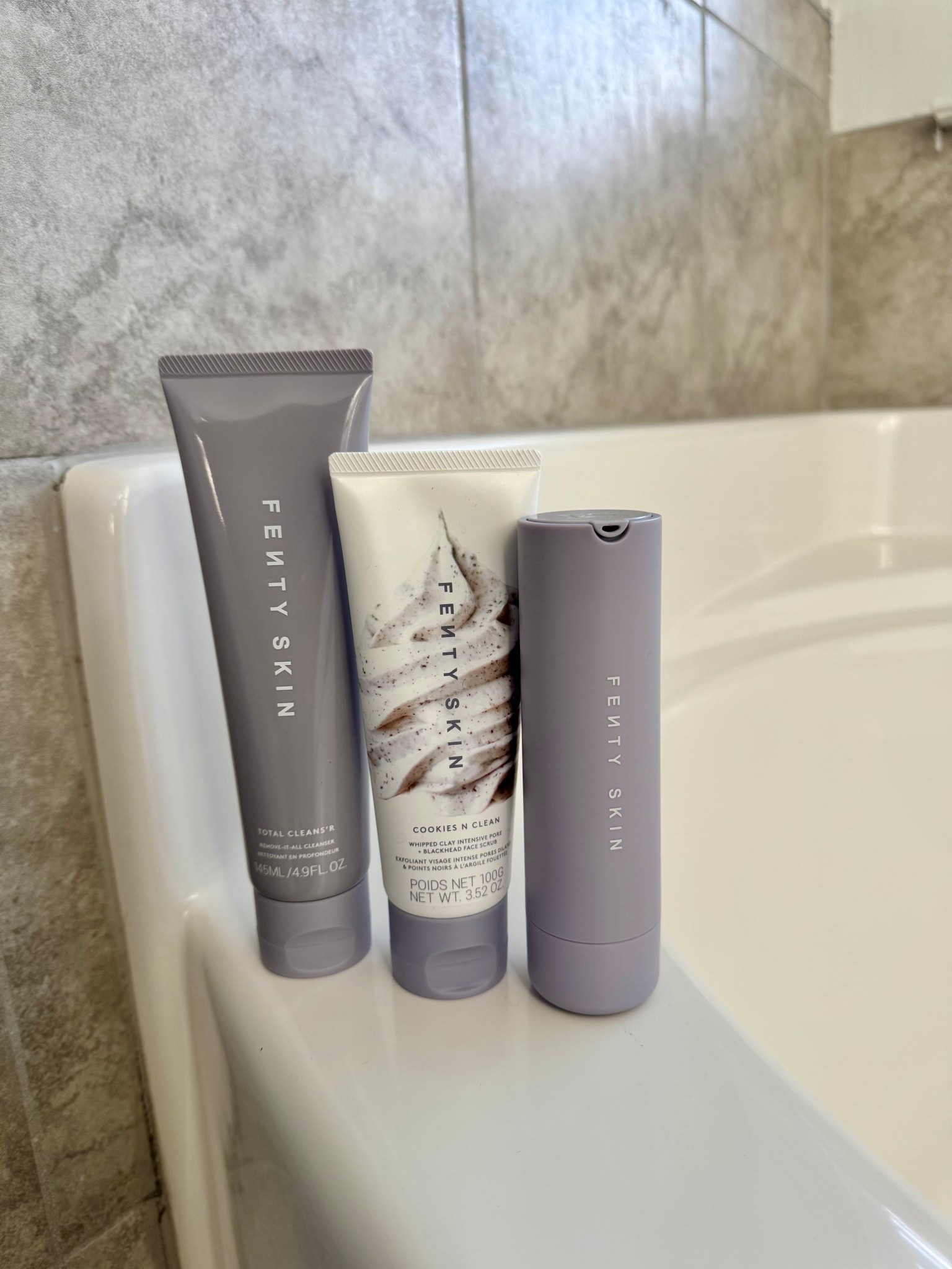 Good Morning Face from Fenty! Total cleanser is for everyday clean, cookie scrub is 2-3 times a week & SPF daily! Give your face so tender loving care 🥰

#LTKBeauty #LTKFindsUnder50 #LTKdayinmylife