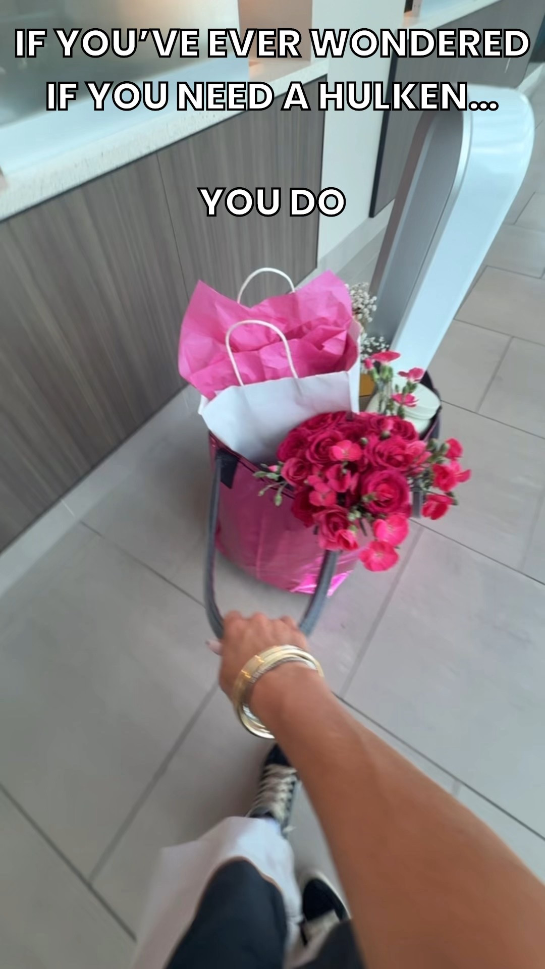 The best bag in the world. No telling how much it actually fits and rolls so easy! Worth every penny! 