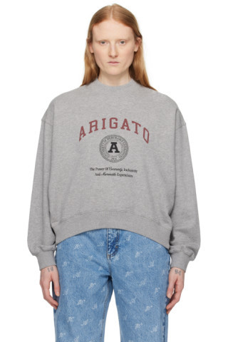 Gray University Sweatshirt | SSENSE