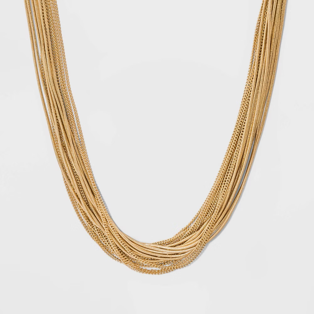 Chain Necklace - A New Day Gold | Target