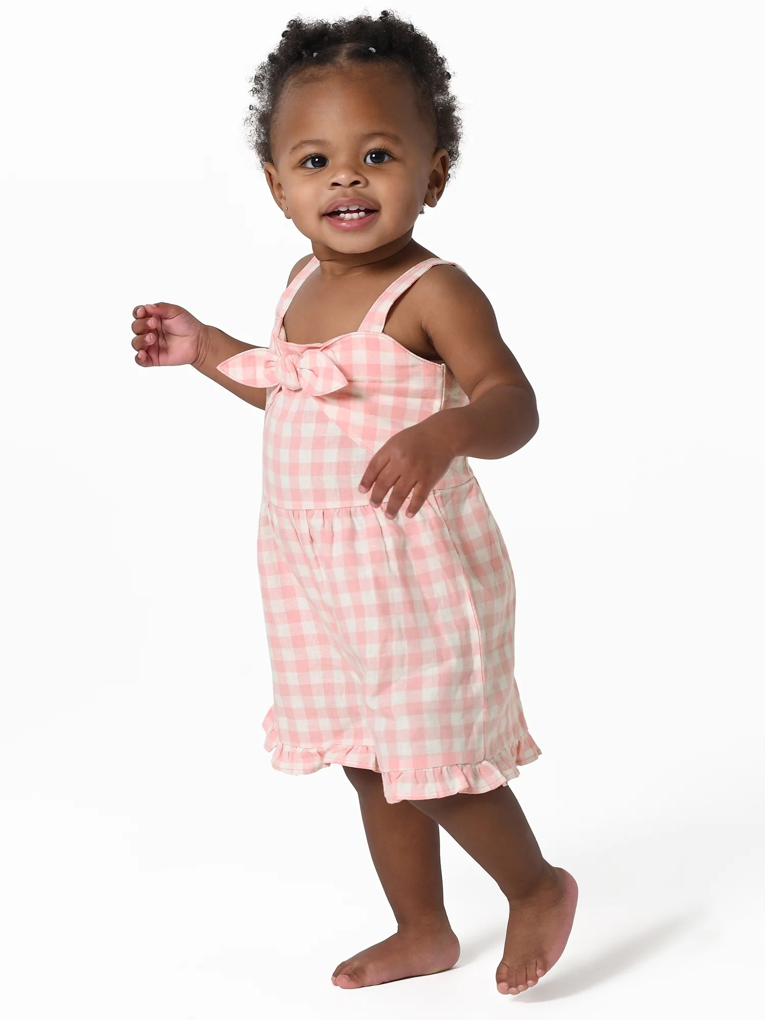 Modern Moments by Gerber Toddler Girl Sleeveless Romper, Sizes 12M-5T | Walmart (US)