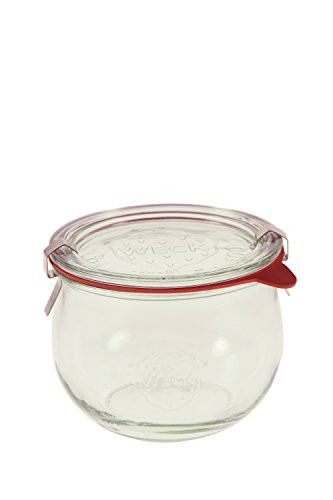Weck 744 1/2L Tulip Jar Set of Six - 16.9 Ounce | Amazon (US)