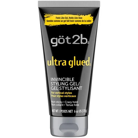 got2b Ultra Glued Invincible Styling Hair Gel, Extra Strong Hold for Men & Women, 6 oz | Walmart (US)