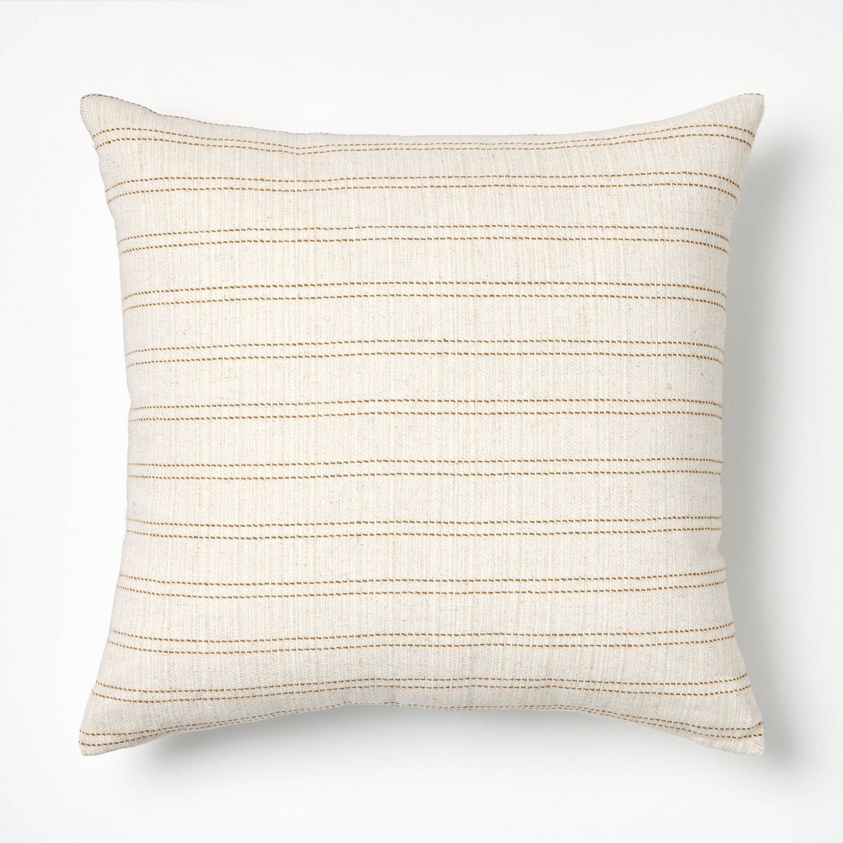 Woven Striped Throw Pillow Neutral/Dark Tan - Threshold™ designed with Studio McGee | Target