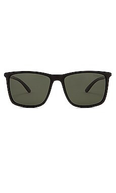 Le Specs Tweedledum in Matte Black & Khaki Mono Polarized from Revolve.com | Revolve Clothing (Global)